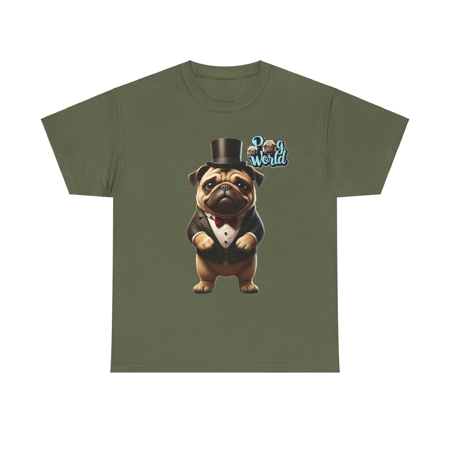 PUG WORLD Unisex Heavy Cotton Tee