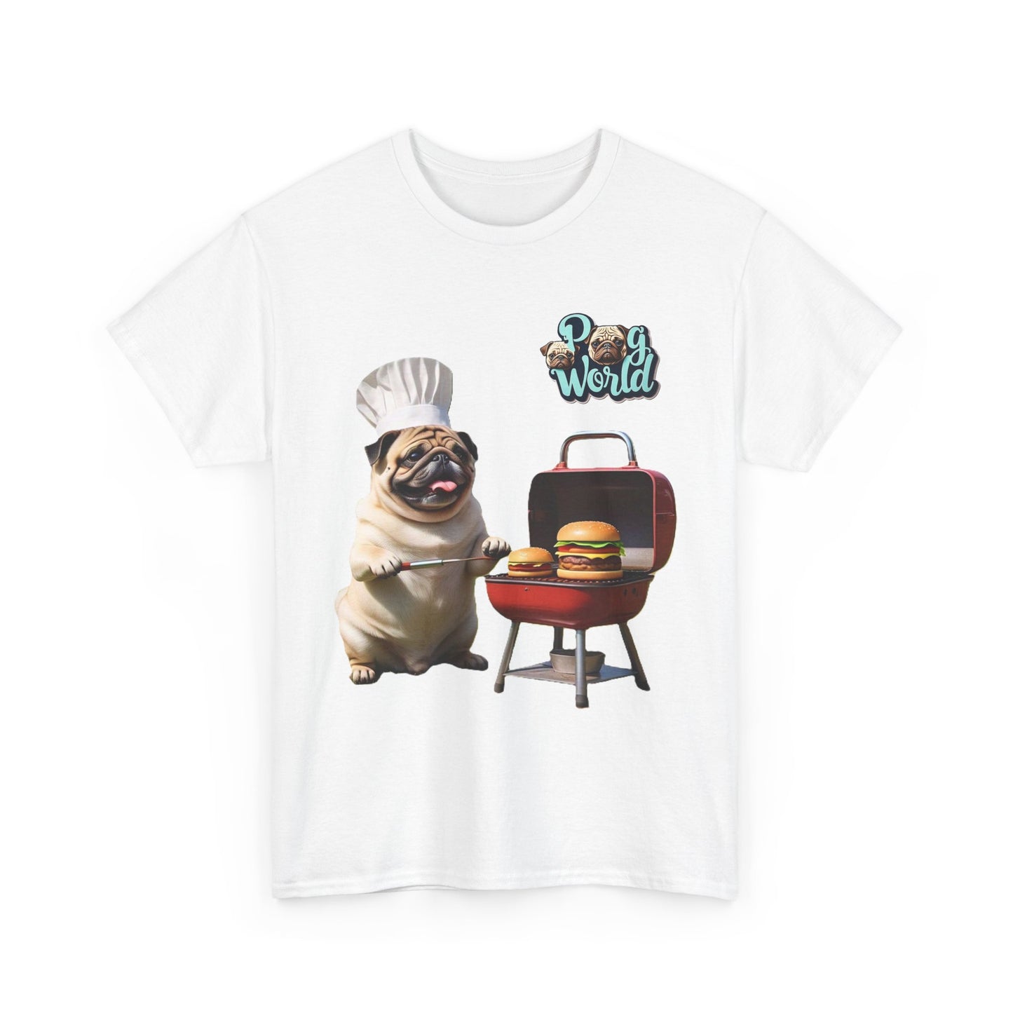 PUG WORLD Unisex Heavy Cotton Tee