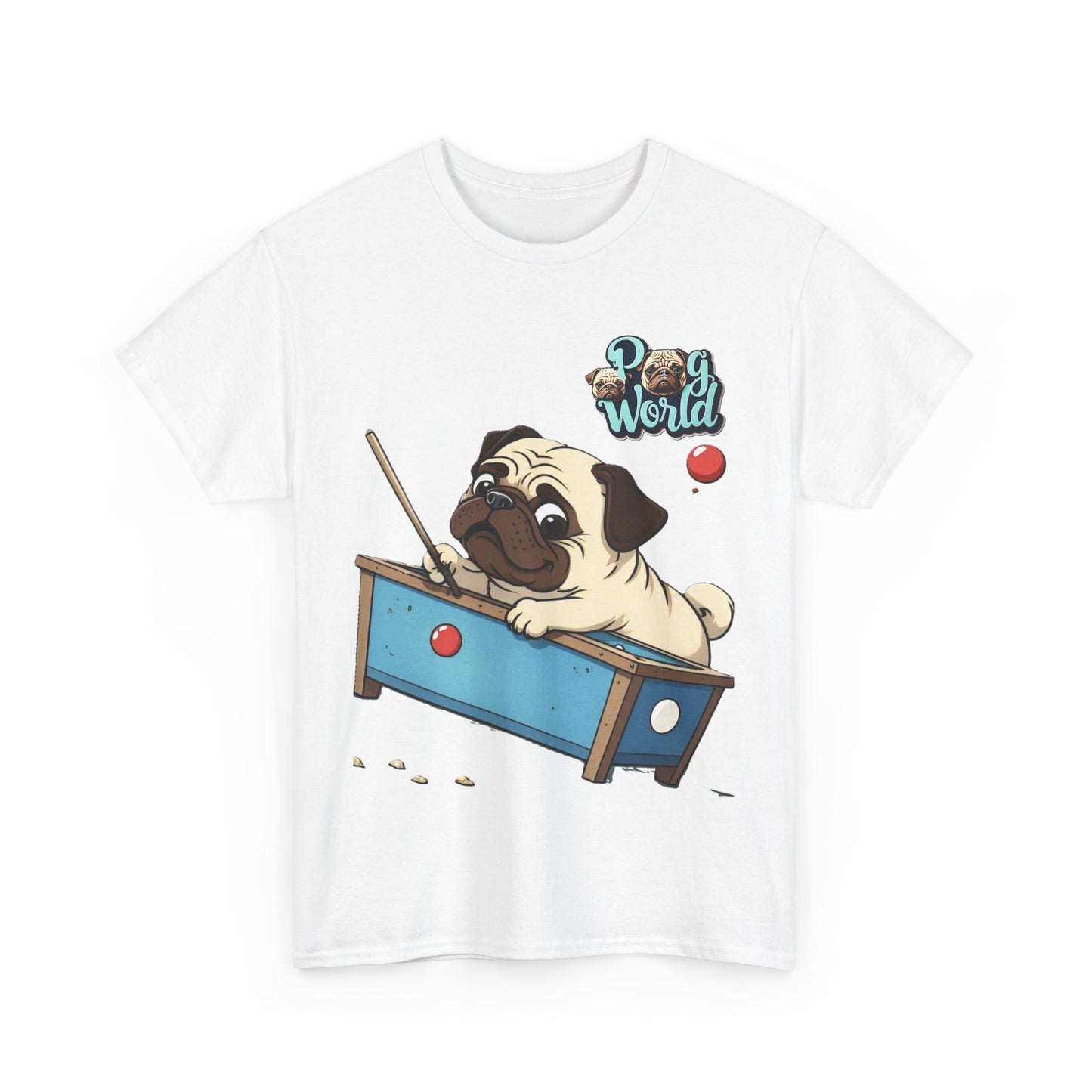 PUG WORDL Unisex Heavy Cotton Tee