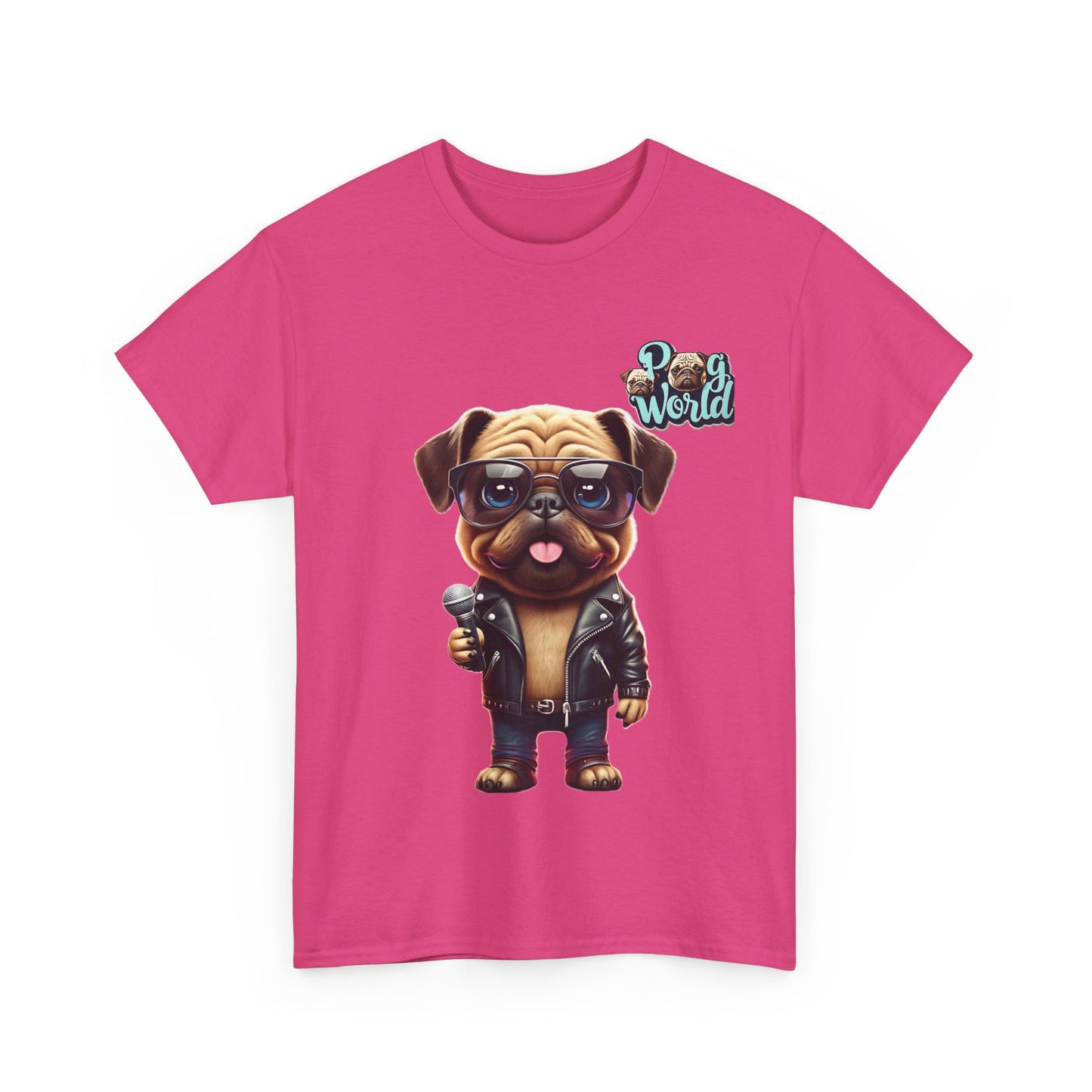 PUG WORLD Unisex Heavy Cotton Tee