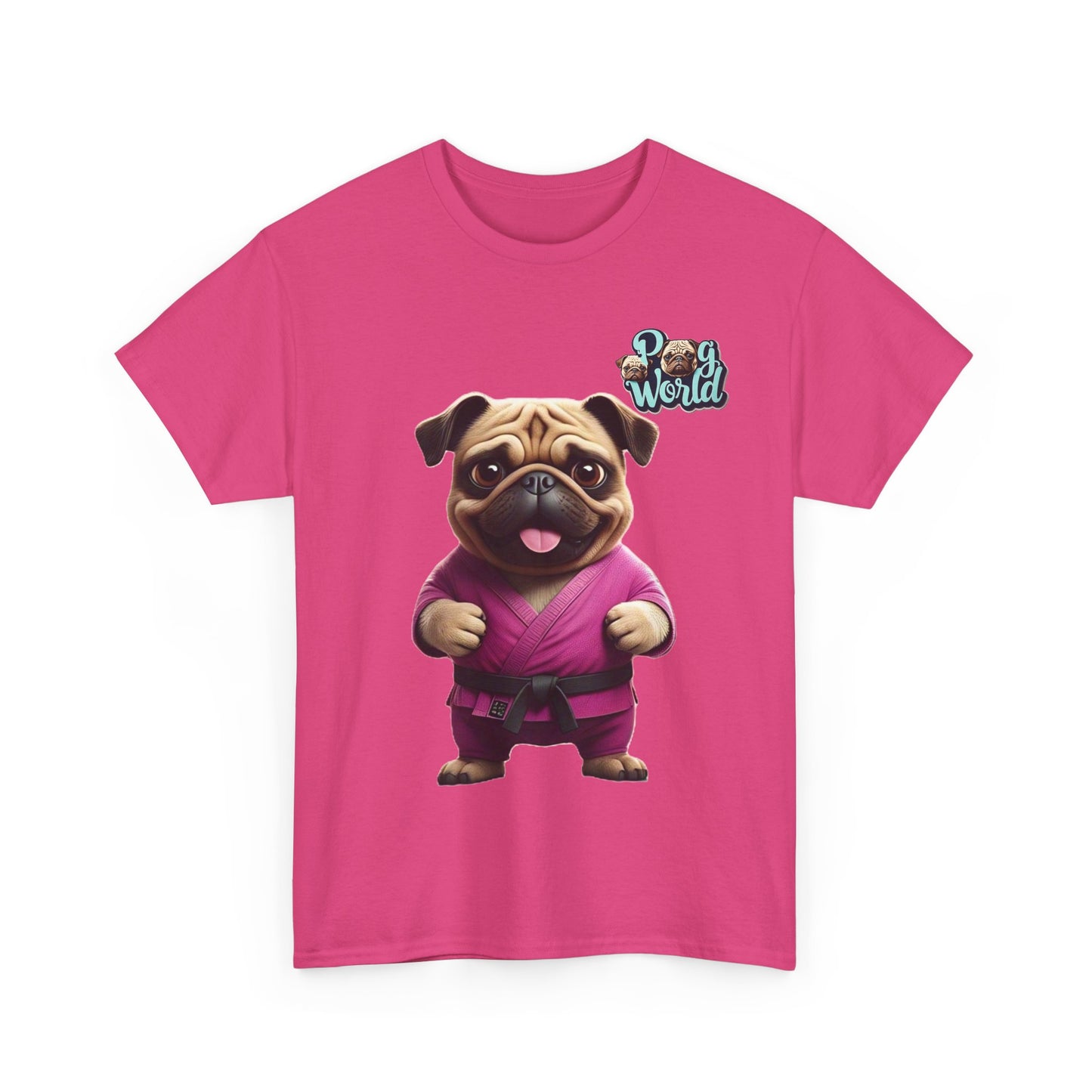 PUG WORLD Unisex Heavy Cotton Tee