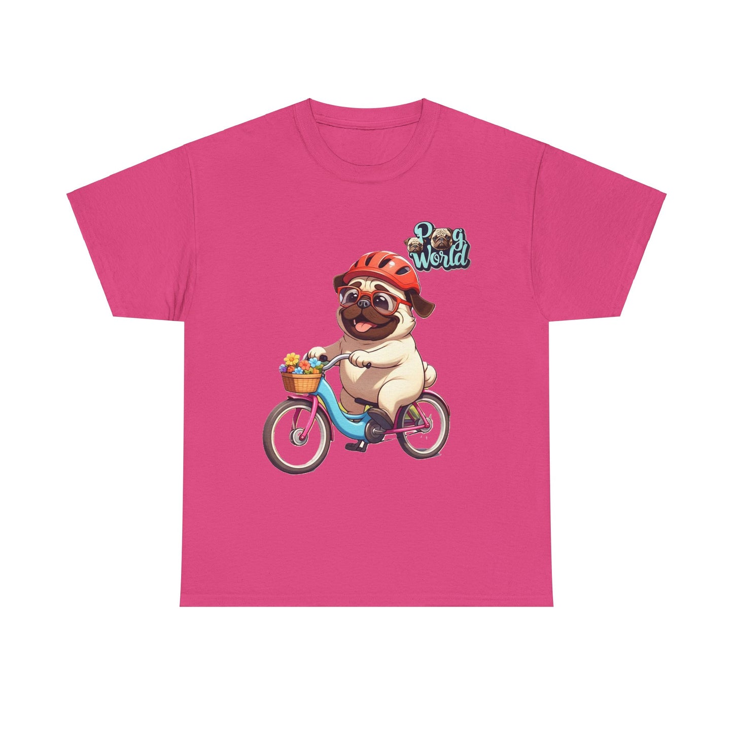 PUG WOLRD Unisex Heavy Cotton Tee