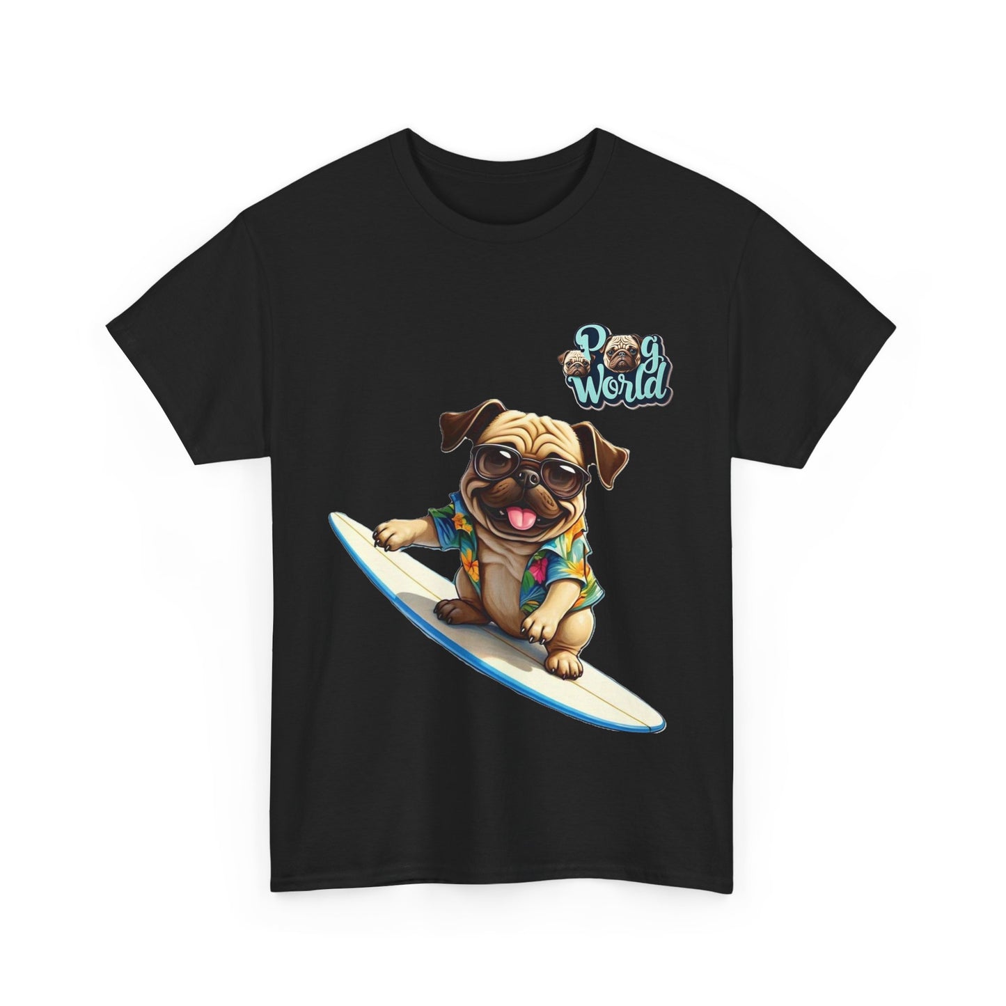 PUG WORDL Unisex Heavy Cotton Tee