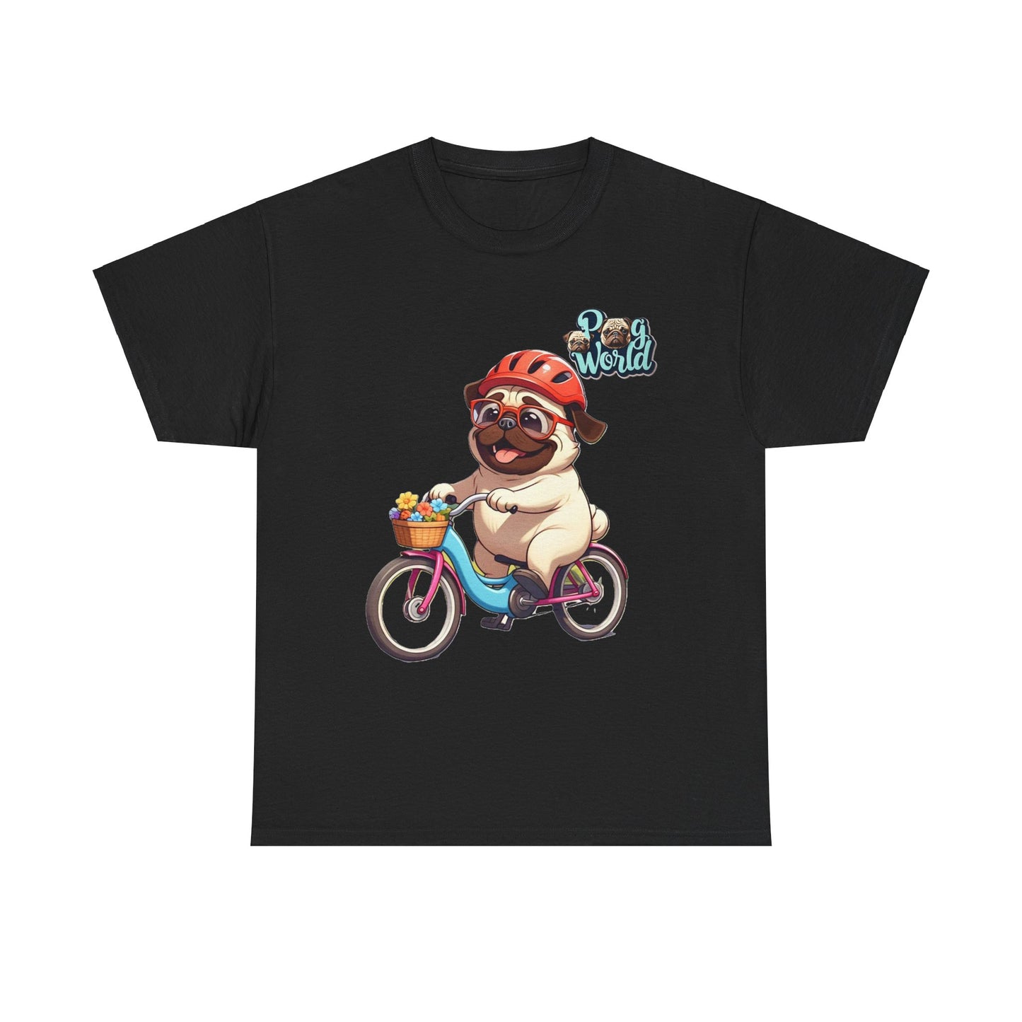 PUG WOLRD Unisex Heavy Cotton Tee